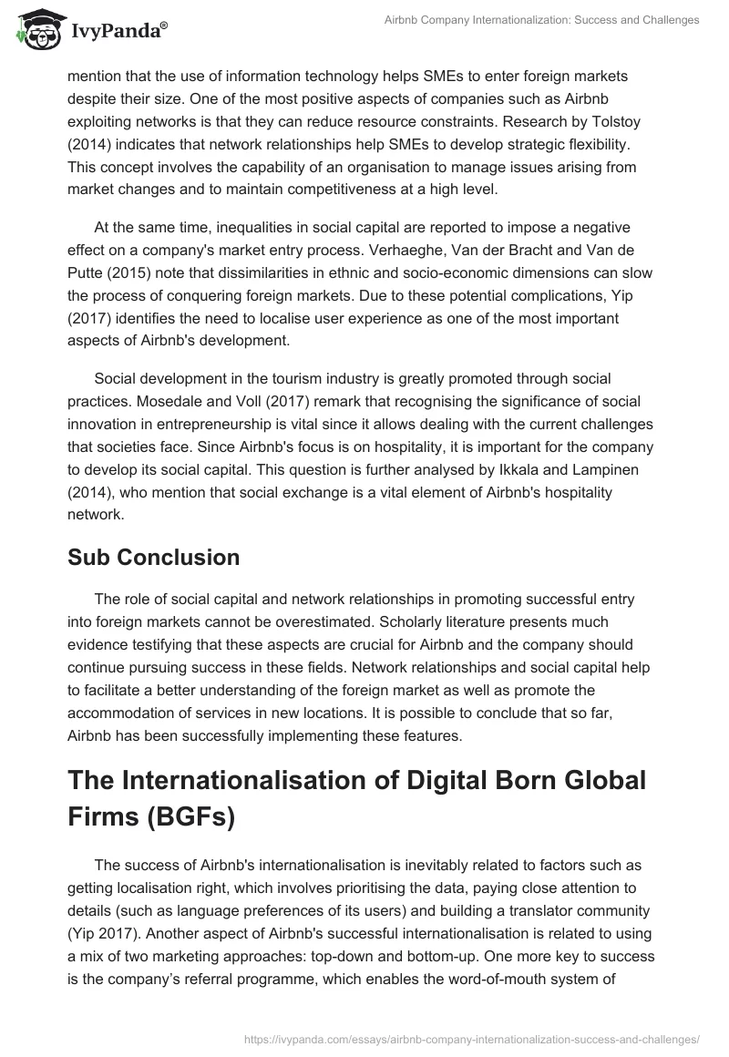 Airbnb Company Internationalization: Success and Challenges. Page 3
