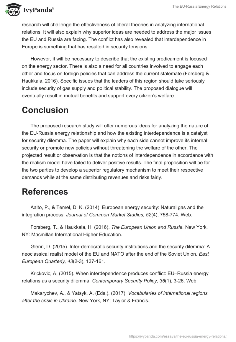 The EU-Russia Energy Relations. Page 5