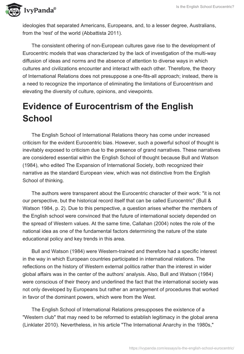 Is the English School Eurocentric?. Page 3