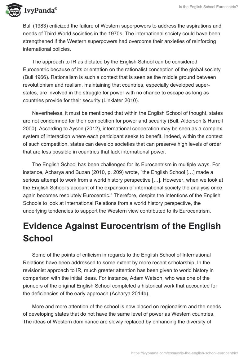 Is the English School Eurocentric?. Page 4