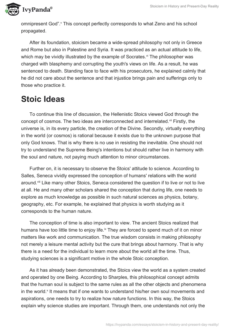 Stoicism in History and Present-Day Reality. Page 3