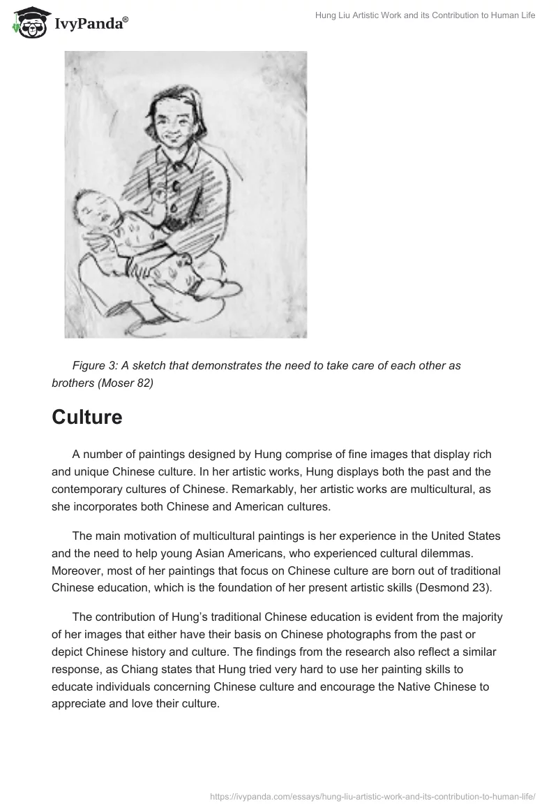 Hung Liu Artistic Work and its Contribution to Human Life. Page 5