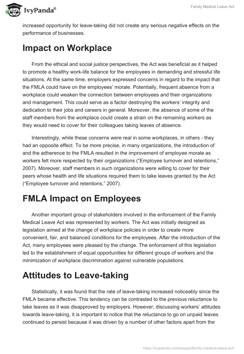 Family Medical Leave Act. Page 5