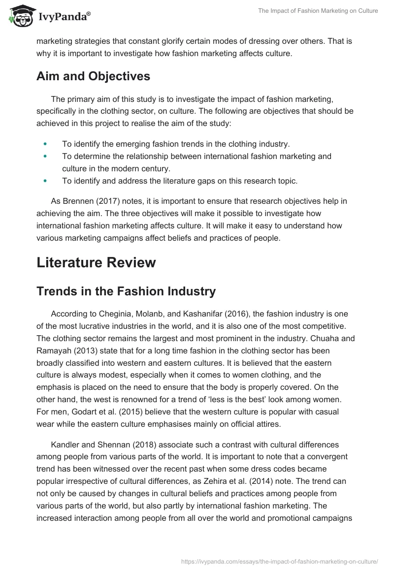 The Impact of Fashion Marketing on Culture. Page 2