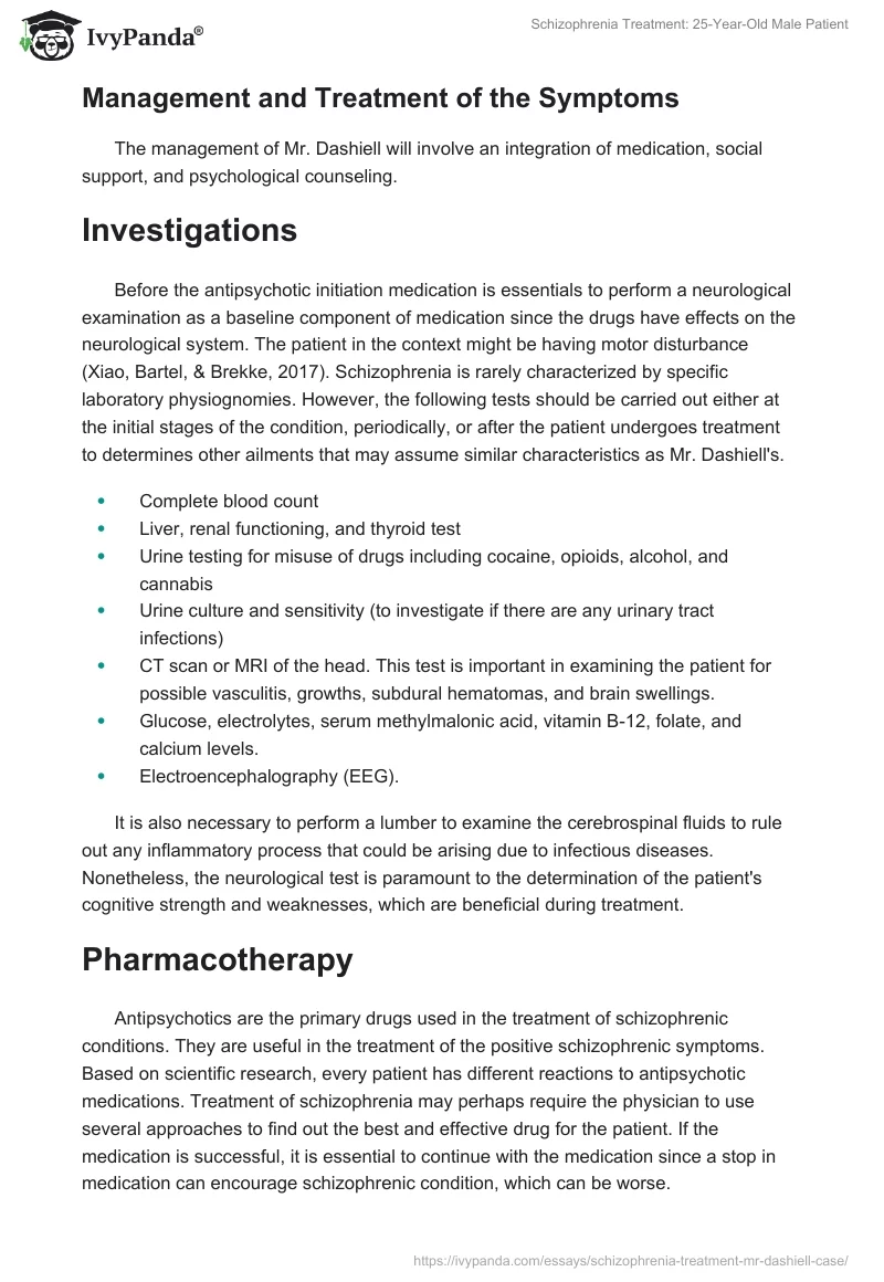 Schizophrenia Treatment: 25-Year-Old Male Patient. Page 4