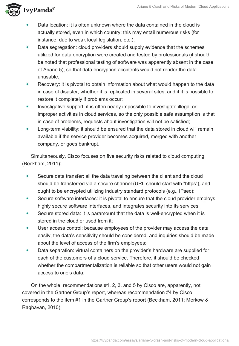 Ariane 5 Crash and Risks of Modern Cloud Applications. Page 3