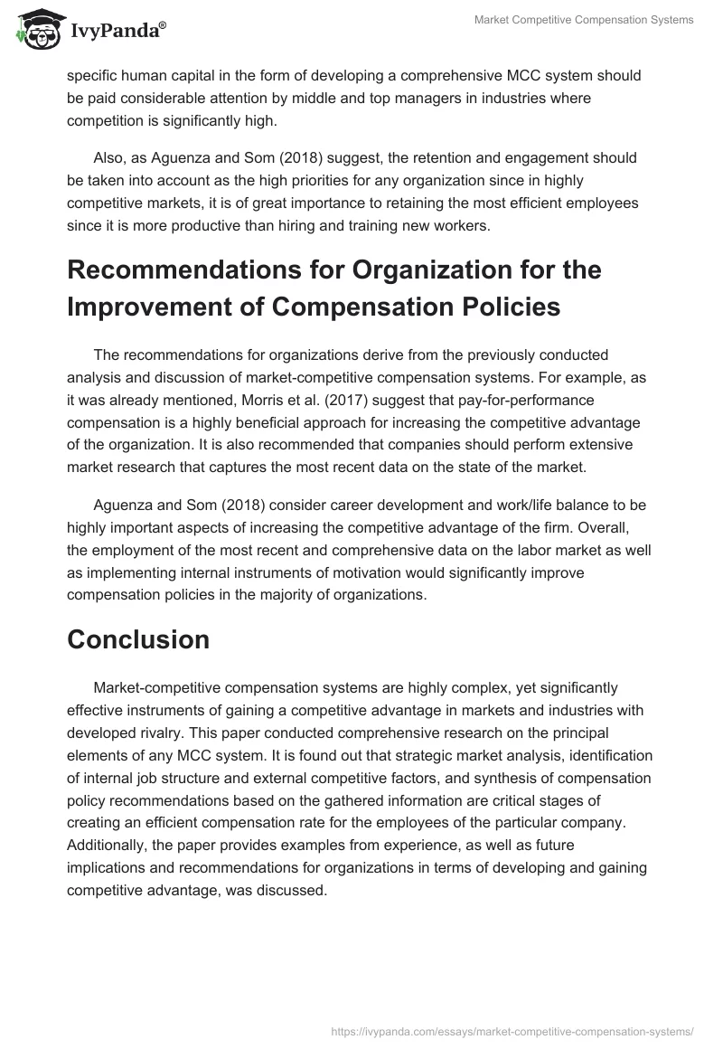 Market Competitive Compensation Systems. Page 4