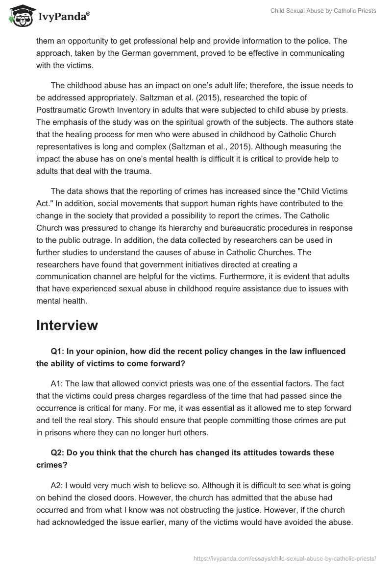 Child Sexual Abuse by Catholic Priests. Page 3