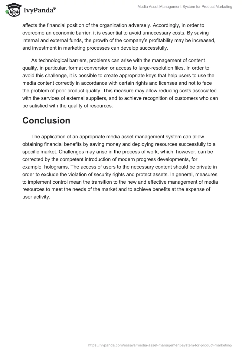 Media Asset Management System for Product Marketing. Page 4