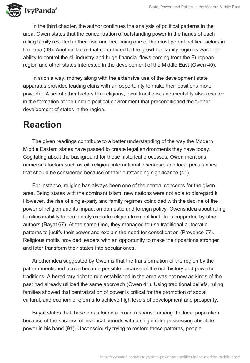 State, Power, and Politics in the Modern Middle East. Page 2