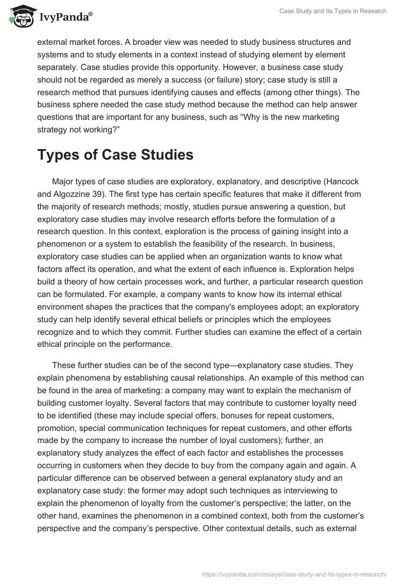 Case Study and Its Types in Research. Page 4