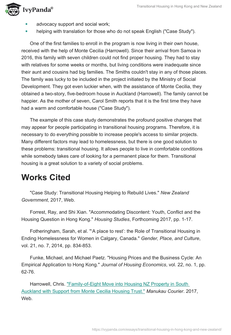 Transitional Housing in Hong Kong and New Zealand. Page 4