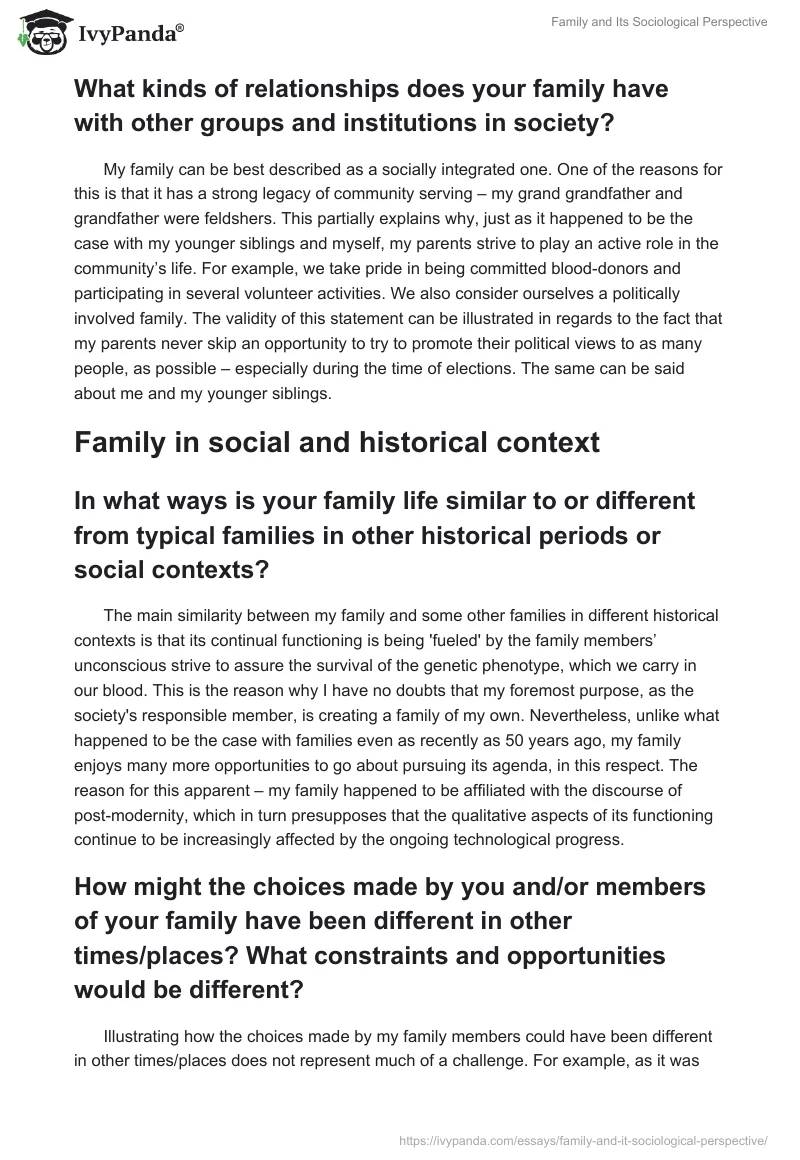 Family and Its Sociological Perspective. Page 3