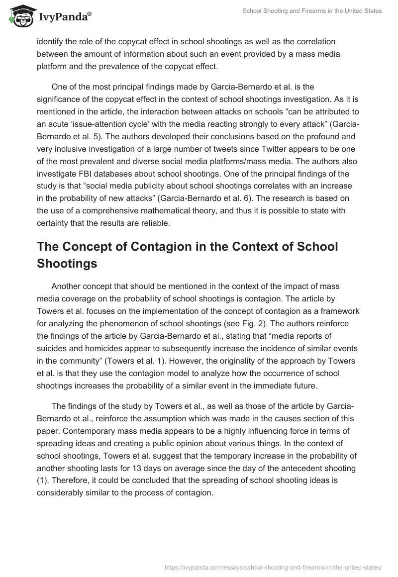 School Shooting and Firearms in the United States. Page 5