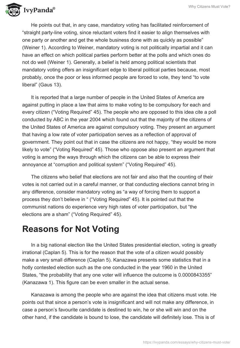 Why Citizens Must Vote?. Page 3