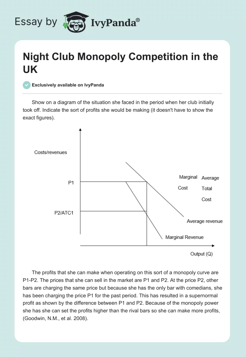 Night Club Monopoly Competition in the UK. Page 1