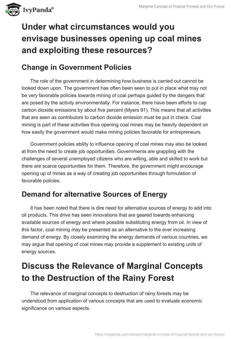 Marginal Concept of Tropical Forests and Our Future. Page 2