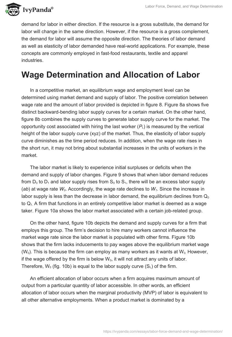 Labor Force, Demand, and Wage Determination. Page 5