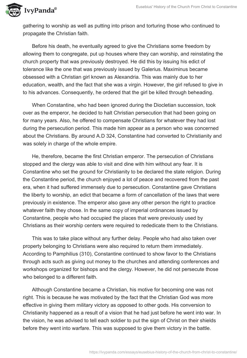Eusebius' History of the Church From Christ to Constantine. Page 3
