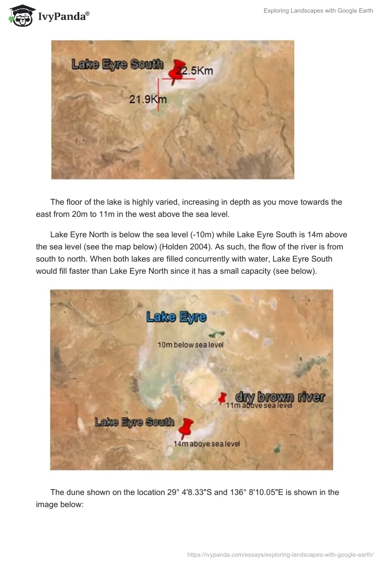 Exploring Landscapes with Google Earth. Page 5
