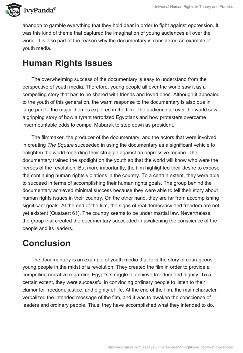 Universal Human Rights in Theory and Practice. Page 4