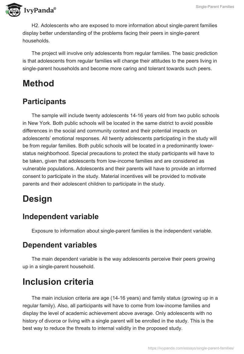 Single-Parent Families. Page 4