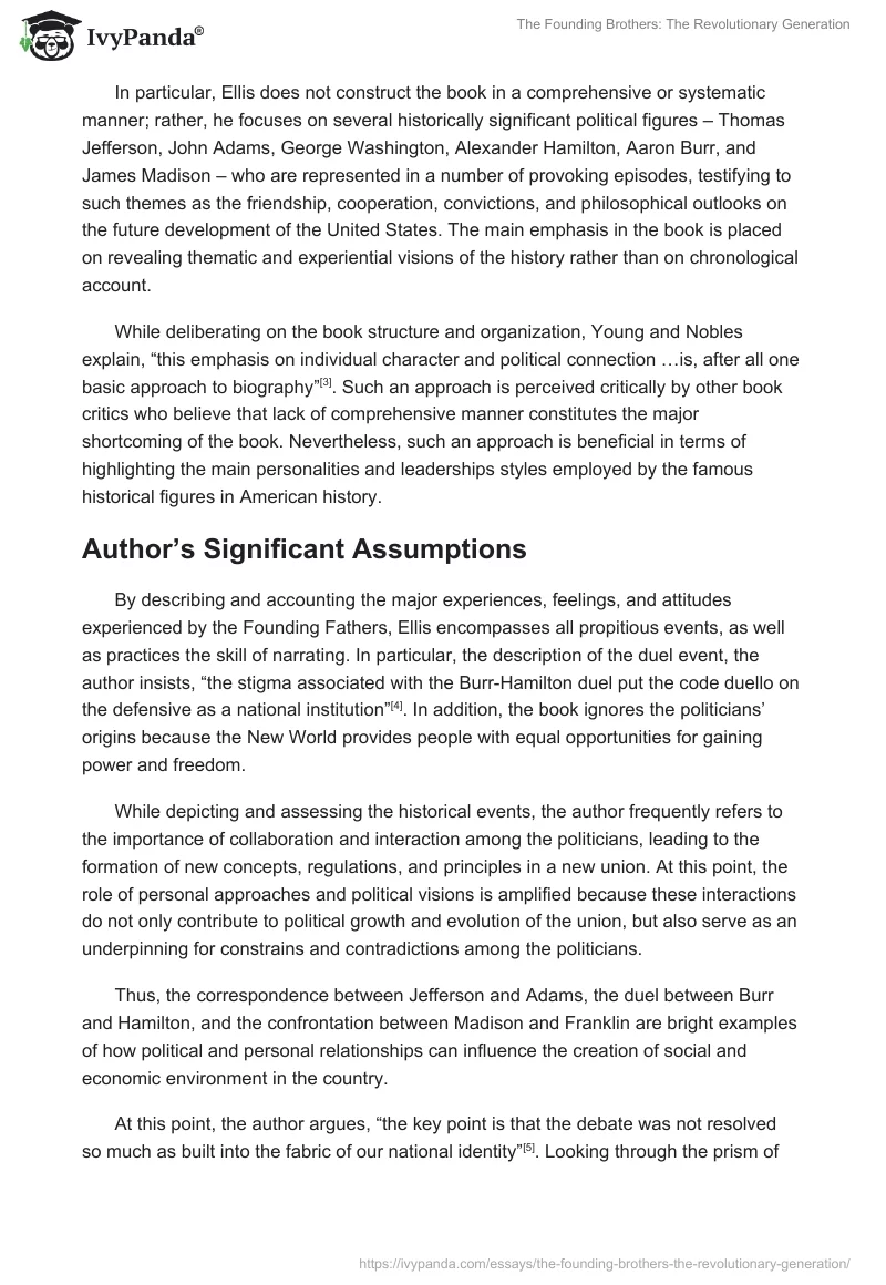 The Founding Brothers: The Revolutionary Generation. Page 4