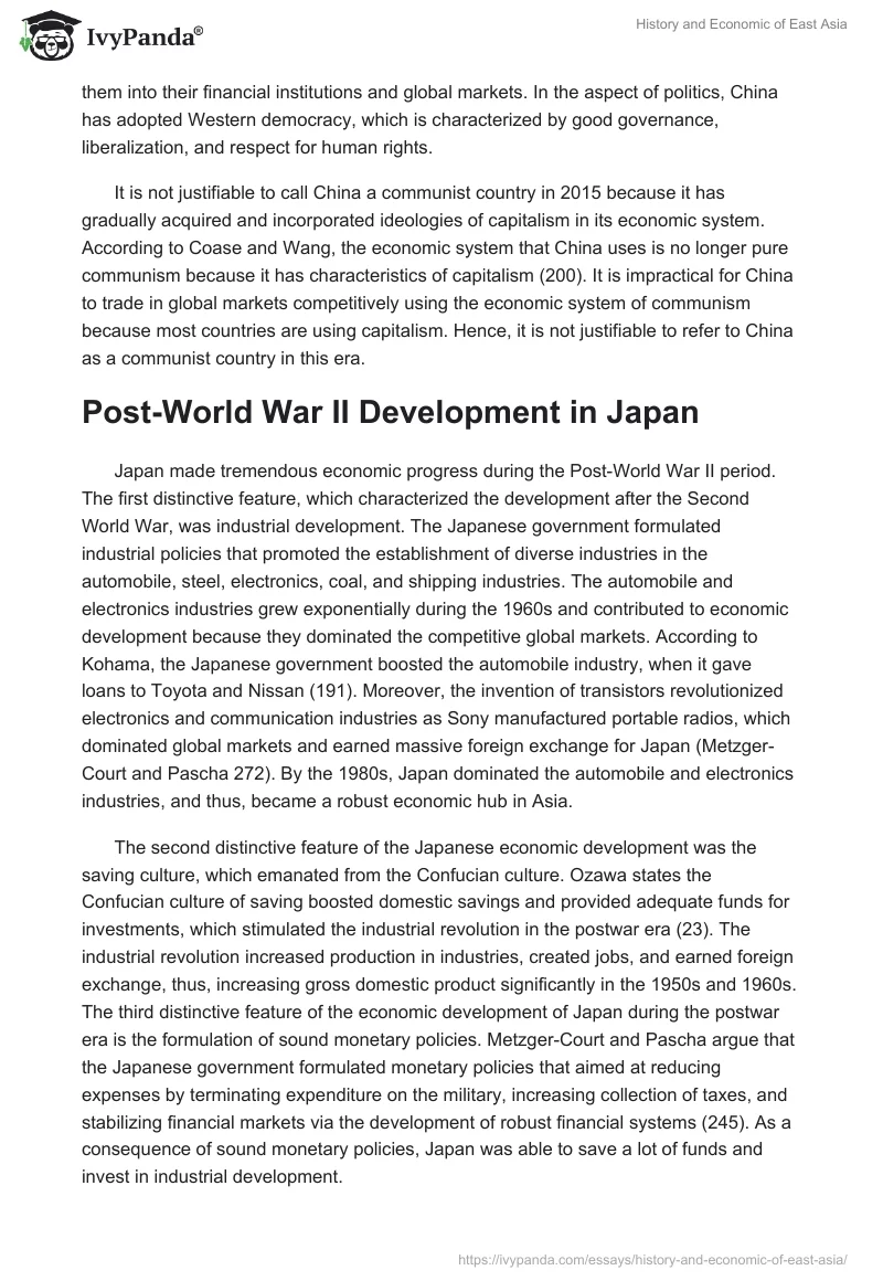 History and Economic of East Asia. Page 3
