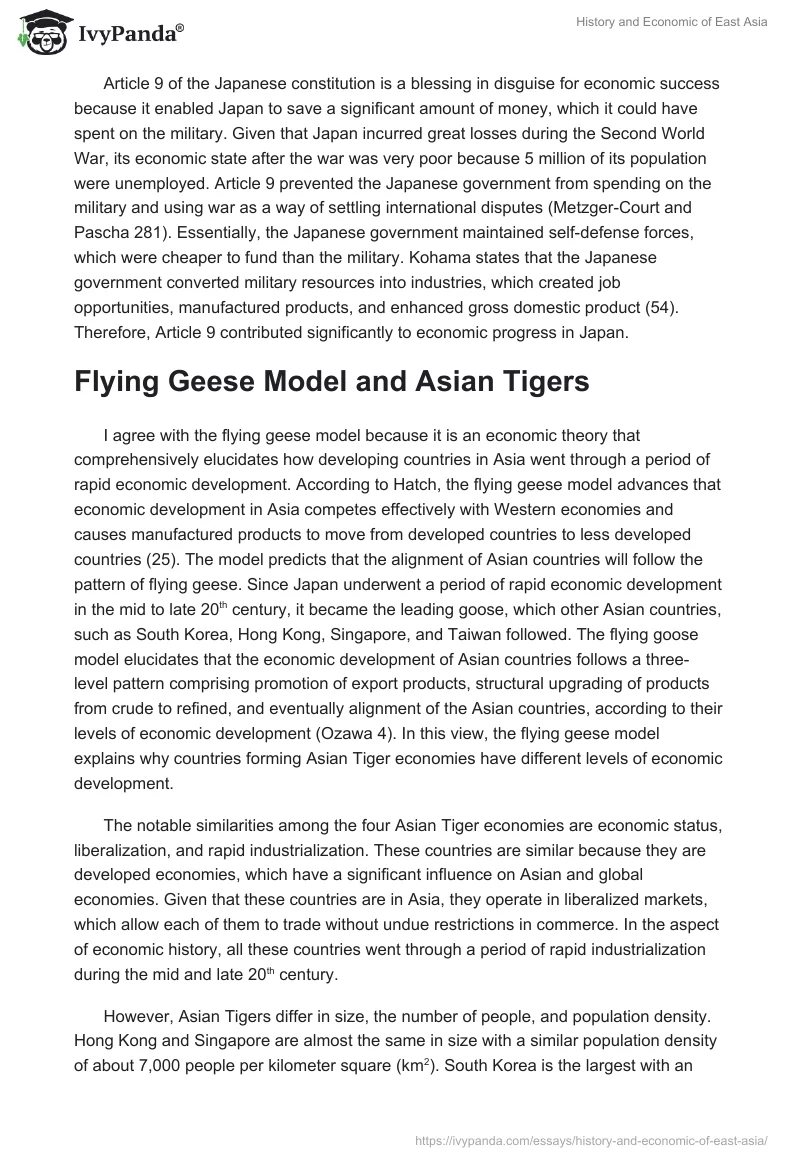 History and Economic of East Asia. Page 4