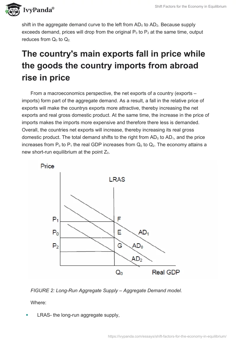 Shift Factors for the Economy in Equilibrium. Page 3
