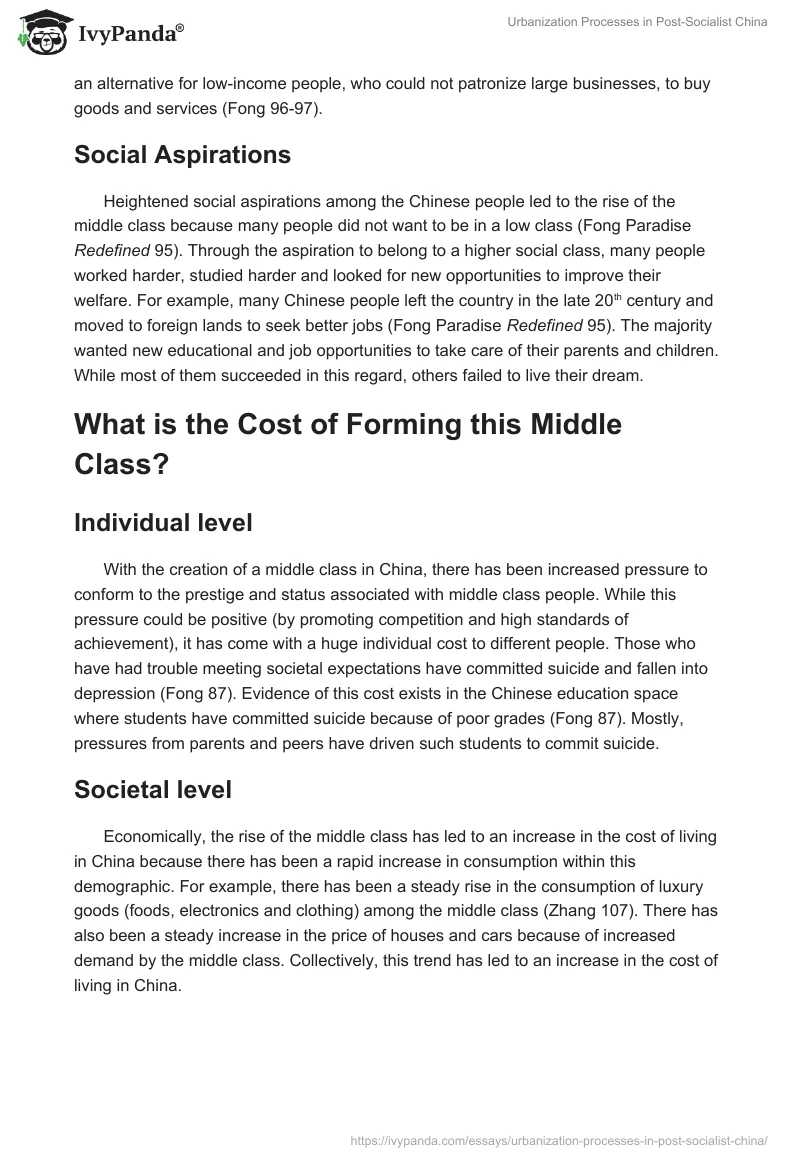 Urbanization Processes in Post-Socialist China. Page 2