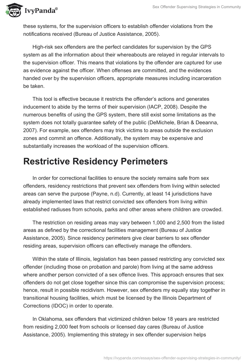 Sex Offender Supervising Strategies in Community. Page 2