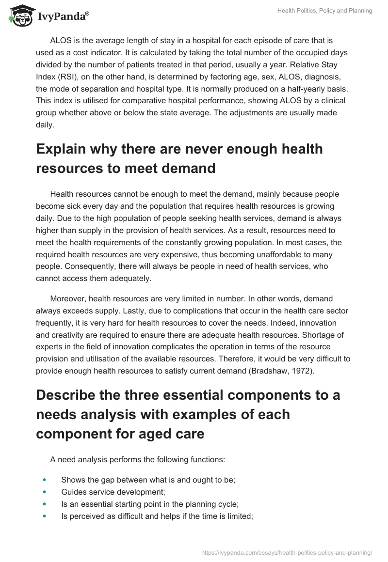 Health Politics, Policy and Planning. Page 3
