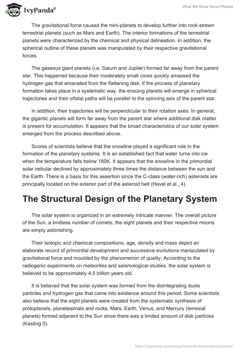 What We Know About Planets. Page 4