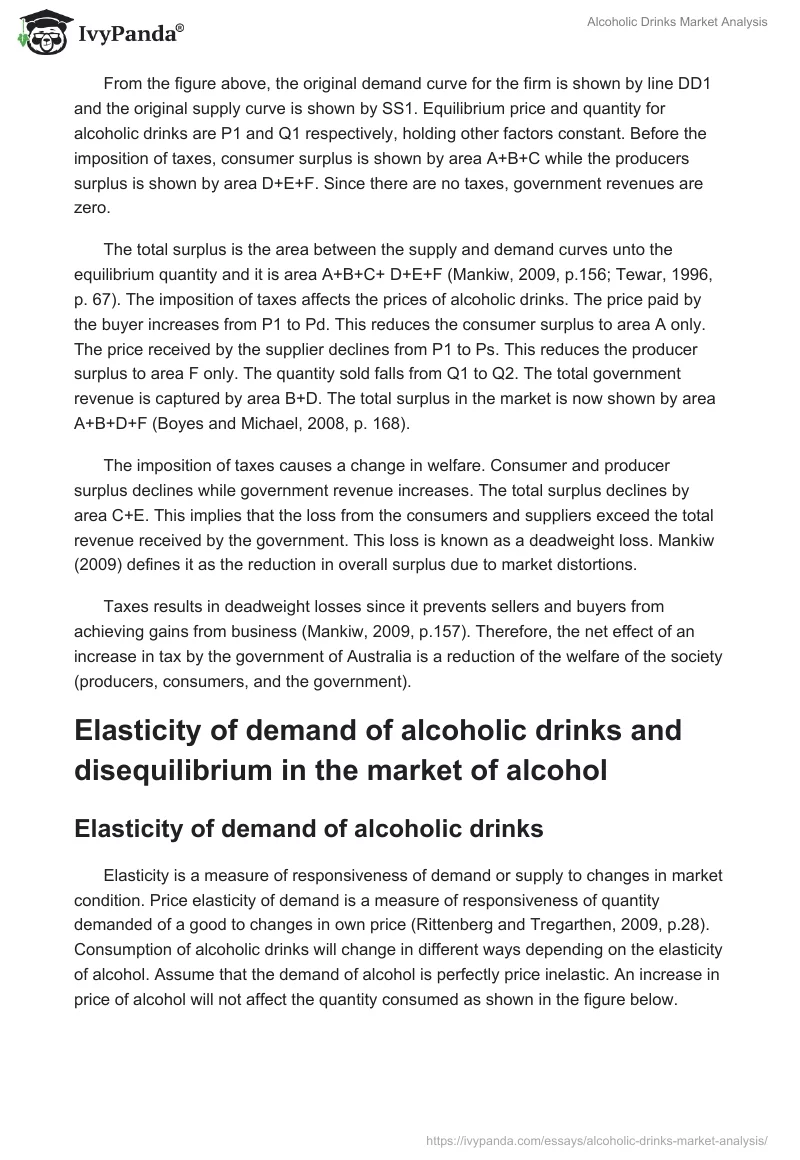 Alcoholic Drinks Market Analysis. Page 4