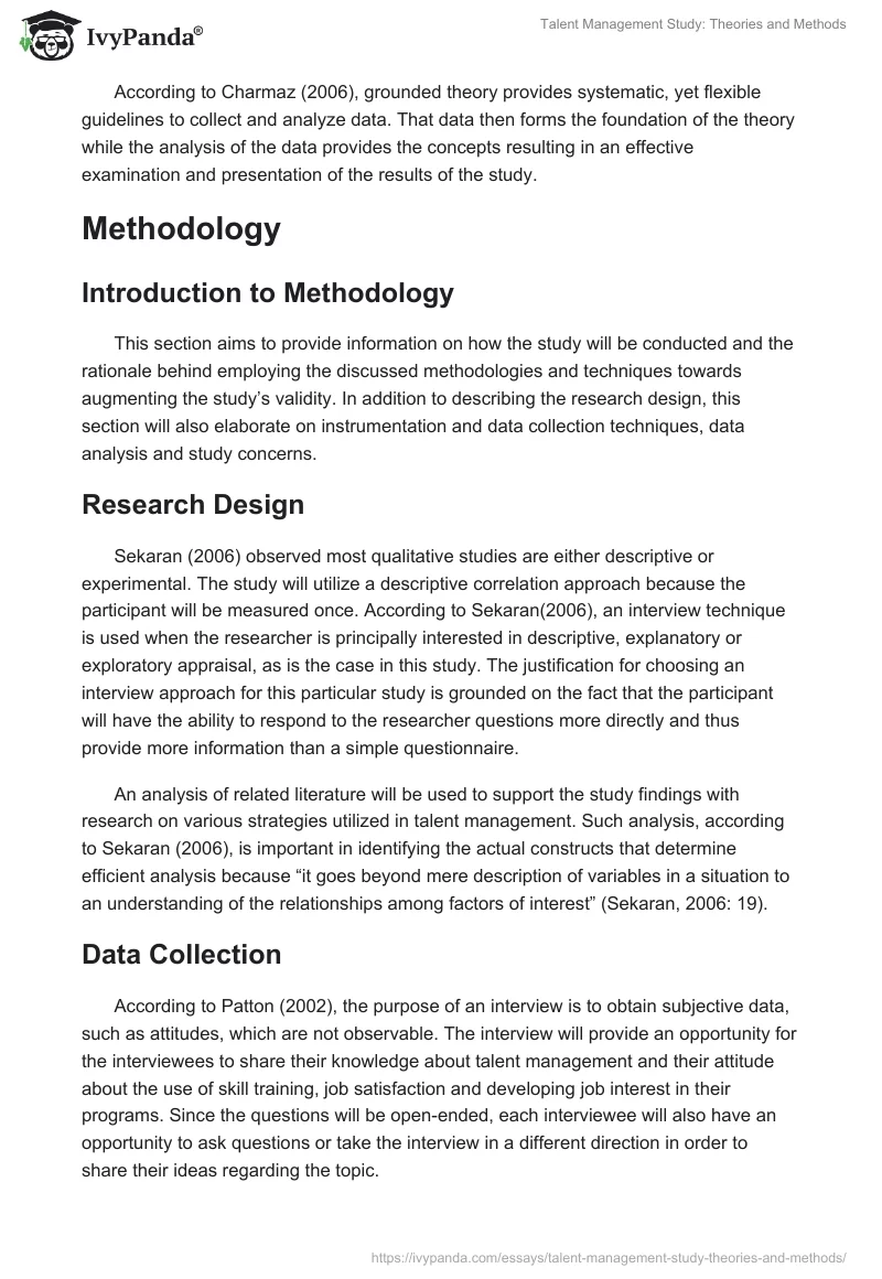 Talent Management Study: Theories and Methods. Page 4