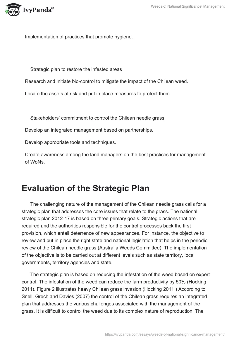 Weeds of National Significance' Management. Page 5