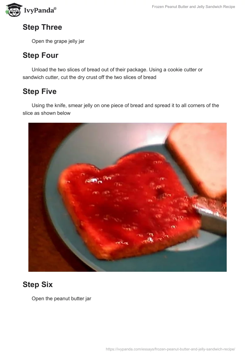 Frozen Peanut Butter and Jelly Sandwich Recipe. Page 2