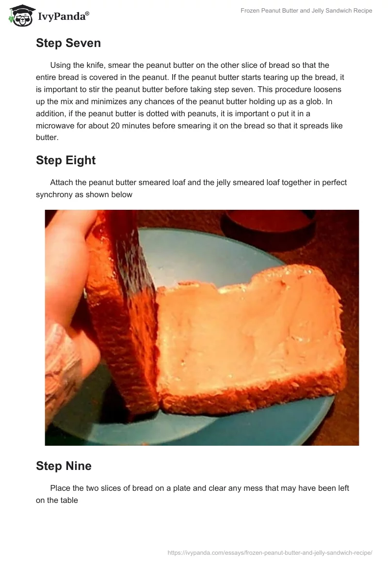Frozen Peanut Butter and Jelly Sandwich Recipe. Page 3