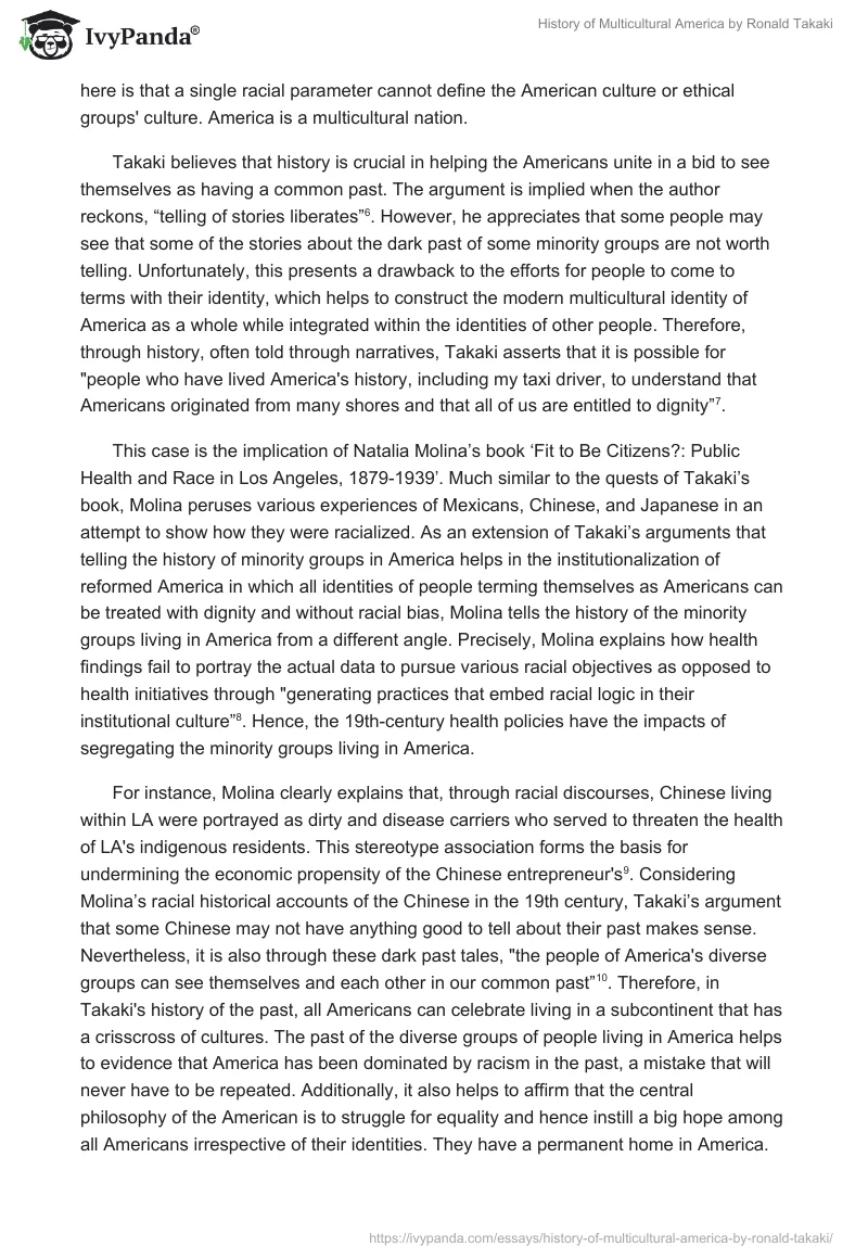 History of Multicultural America by Ronald Takaki. Page 3