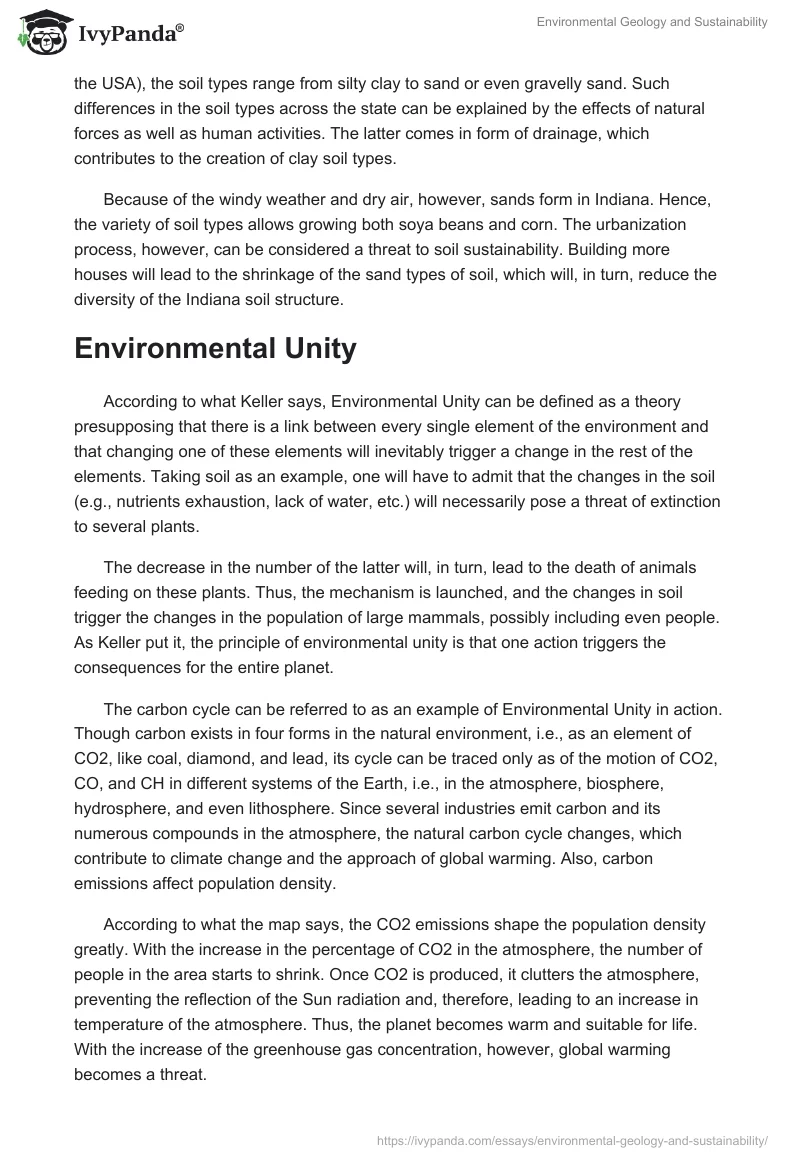Environmental Geology and Sustainability. Page 2