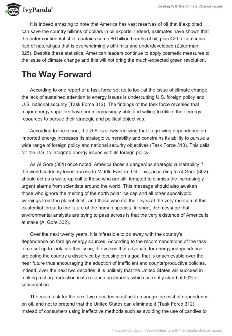 Dealing With the Climate Change Issues. Page 4