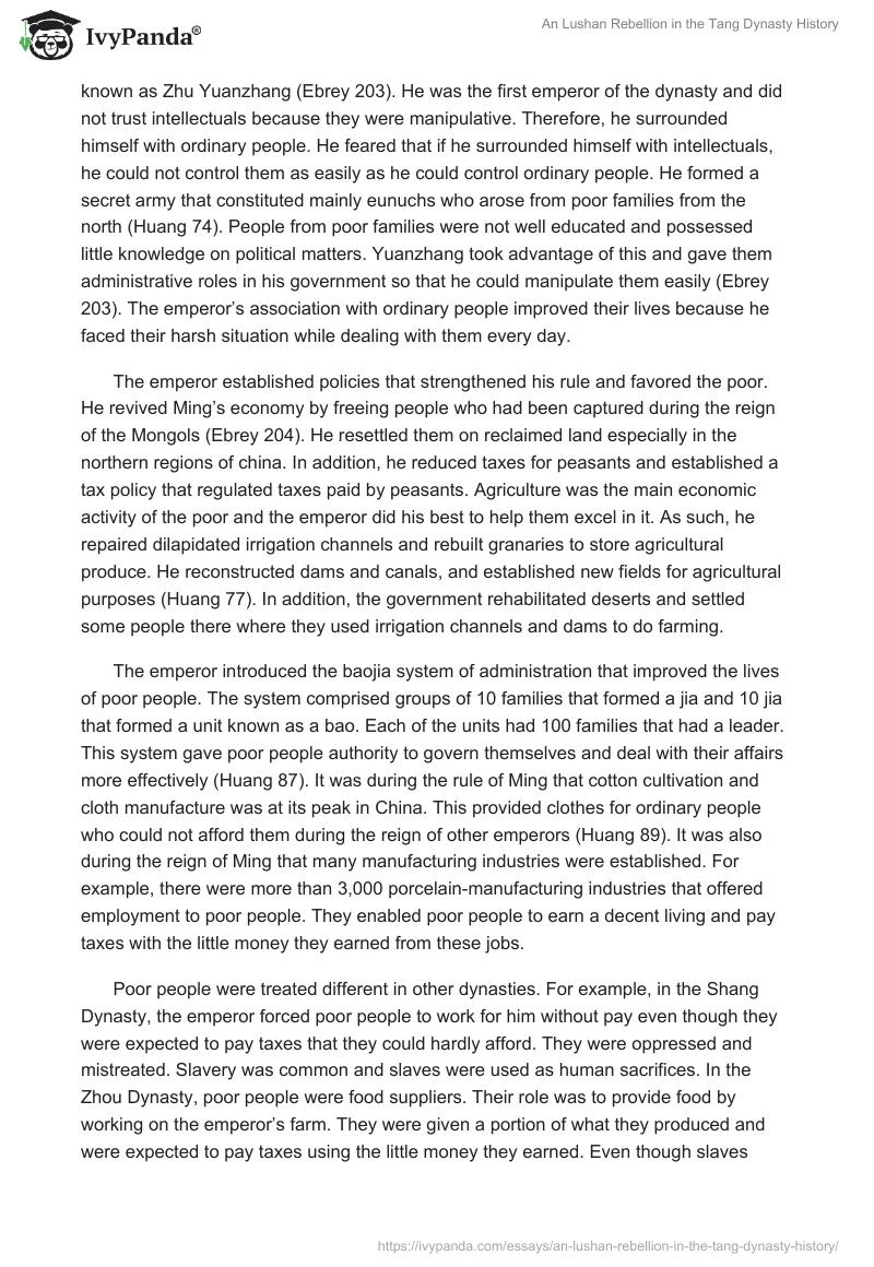 An Lushan Rebellion in the Tang Dynasty History. Page 4