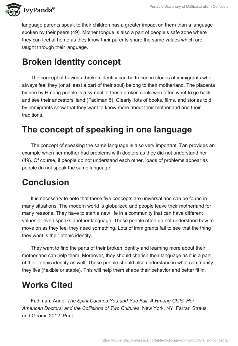 Portable Dictionary of Multiculturalism Concepts. Page 2