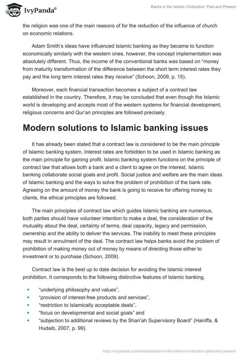 Banks in the Islamic Civilization: Past and Present. Page 3