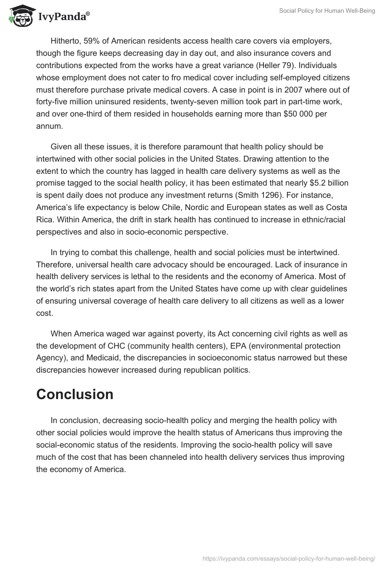Social Policy for Human Well-Being. Page 2