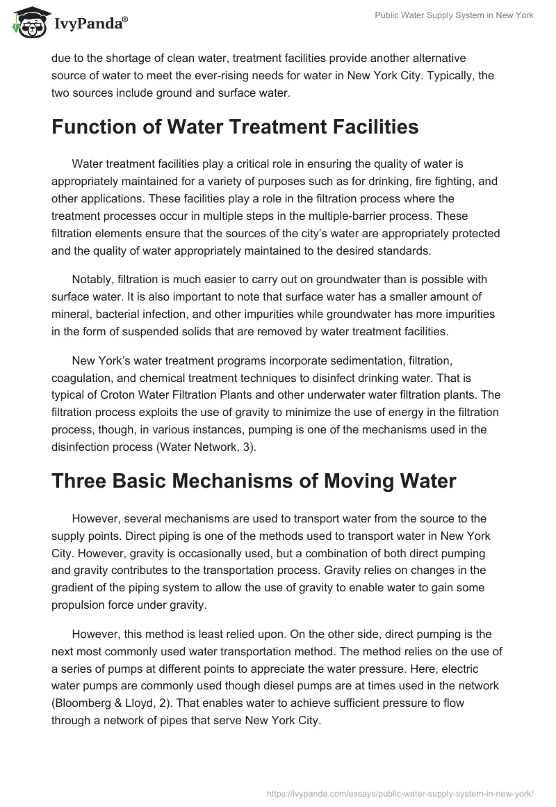 Public Water Supply System in New York. Page 2
