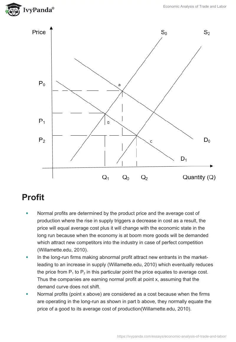 Economic Analysis of Trade and Labor. Page 5