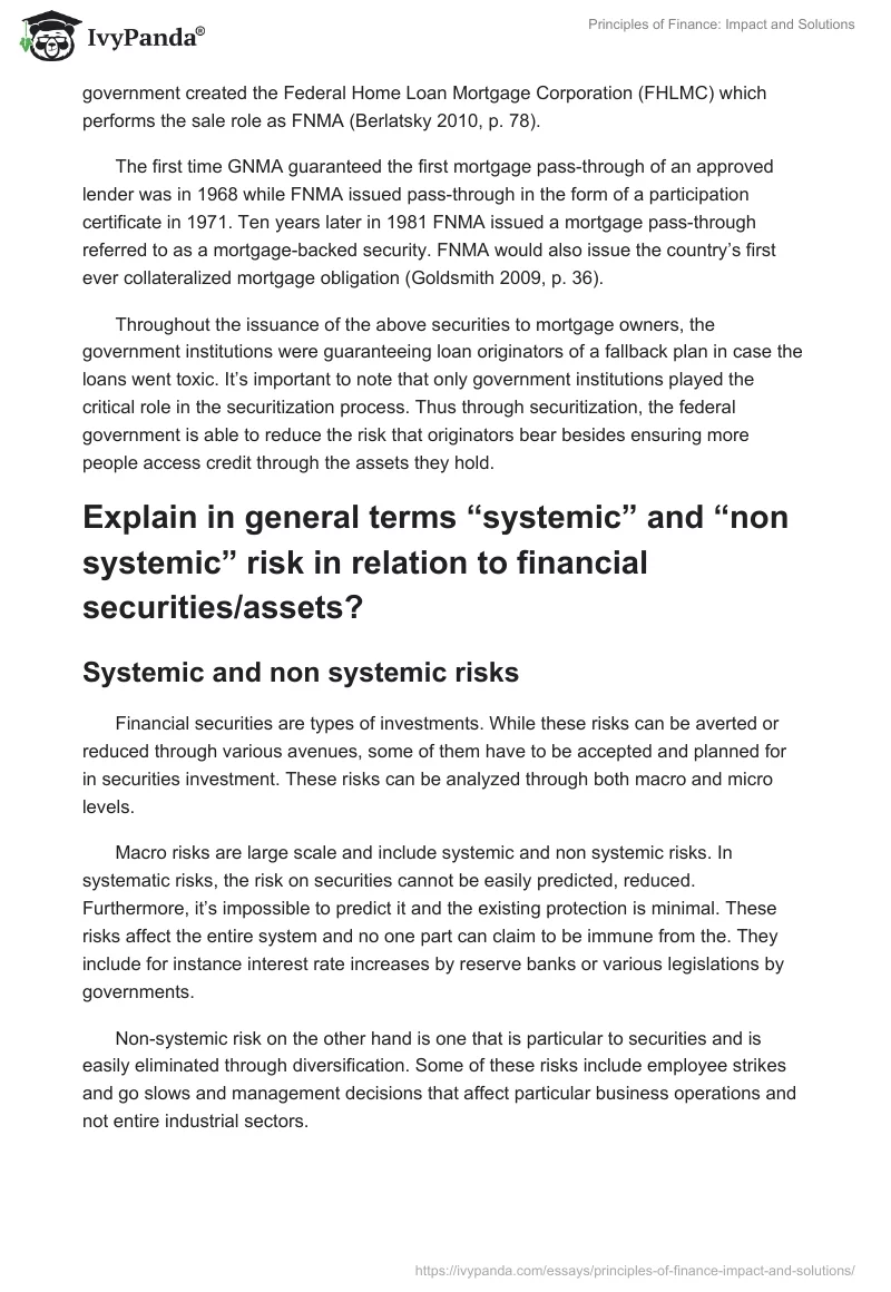 Principles of Finance: Impact and Solutions. Page 5