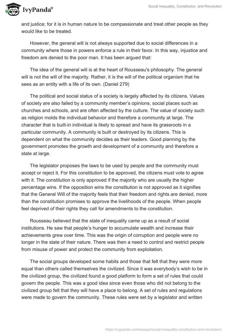 Social Inequality, Constitution, and Revolution. Page 4